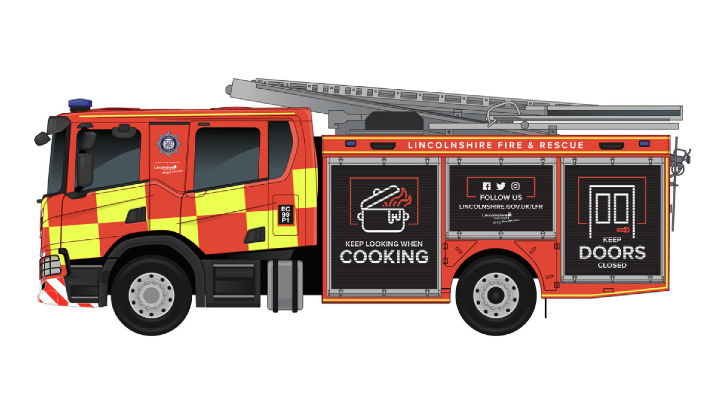 Lincs Fire & Rescue Livery Vehicle Wraps by Root Studio