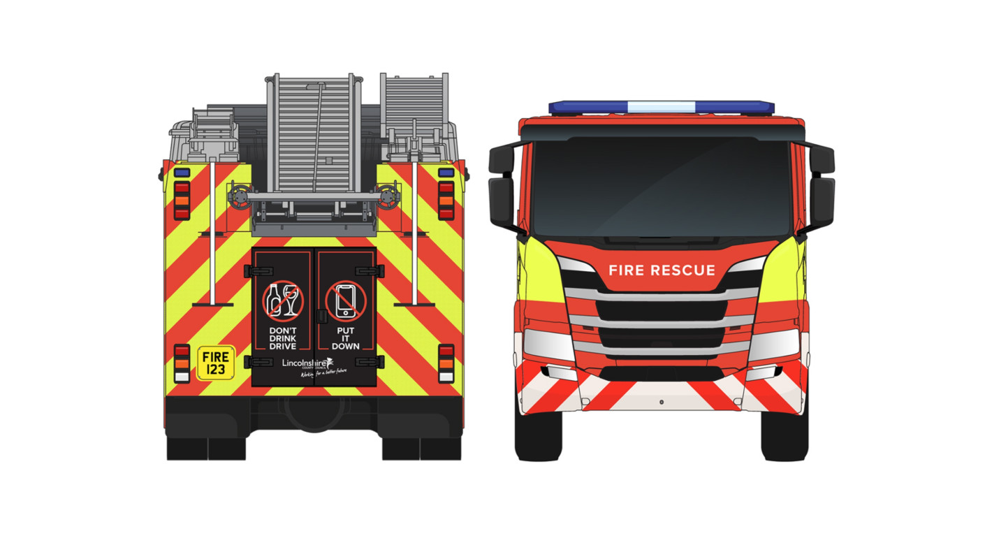 Lincs Fire & Rescue Livery Vehicle Wraps by Root Studio