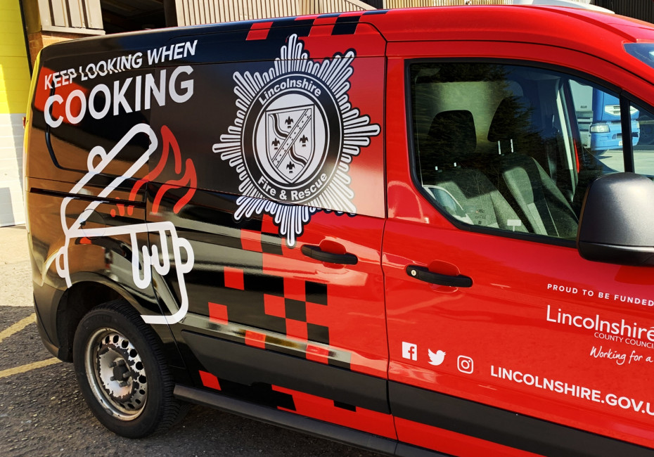 Lincs Fire & Rescue Livery Vehicle Wraps by Root Studio