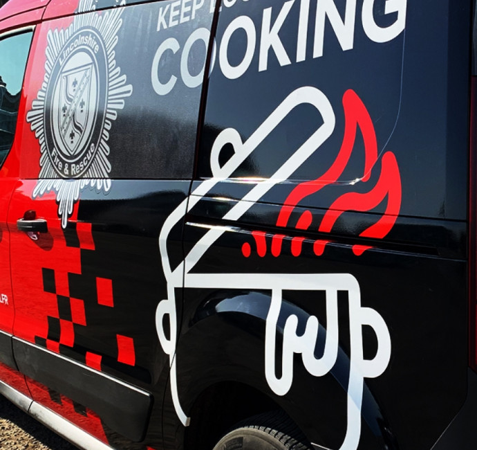 Lincs Fire & Rescue van livery