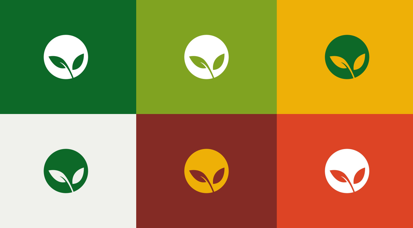 LincWoods tree planting project branding colour palette