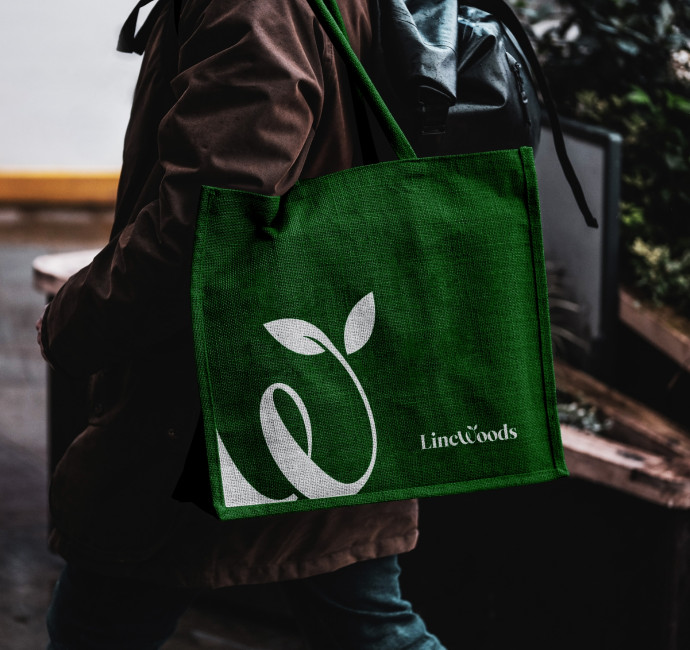 LincWoods tree planting project merch - tote bag
