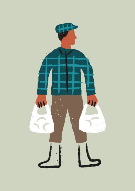 Louth Food & Drink Trail interactive map character design by root studio lincoln