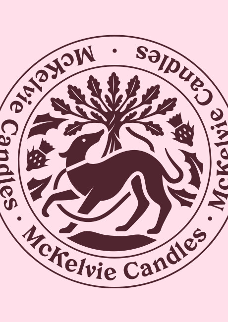 McKelvie Scottish candle range logo design
