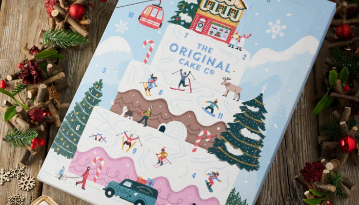 Original Cake Company illustrated packaging design by Root Studio Lincoln