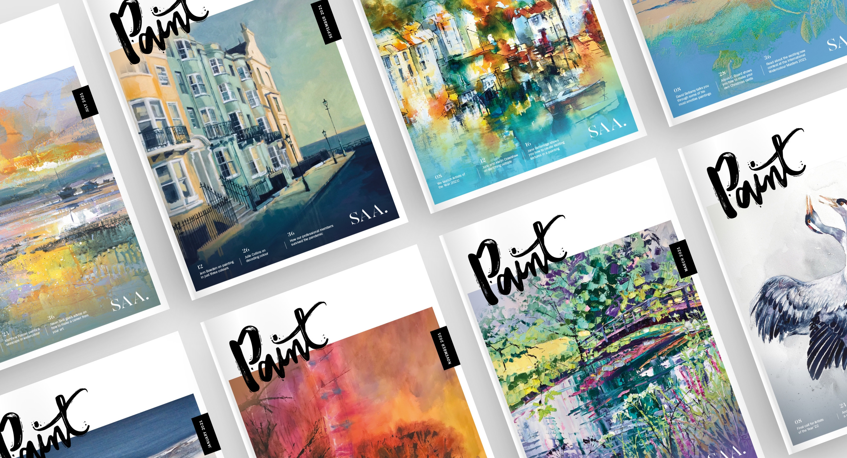 Paint magazine design by Root Studio