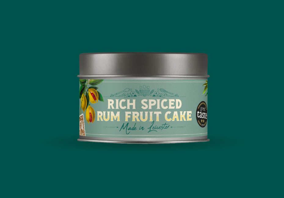 fruit cake packaging design