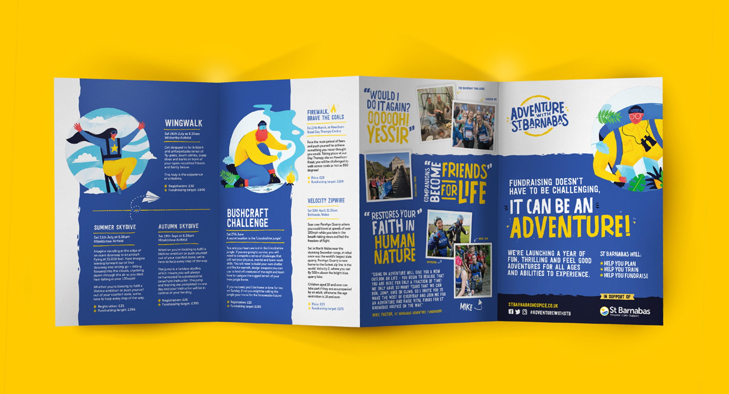charity leaflet design