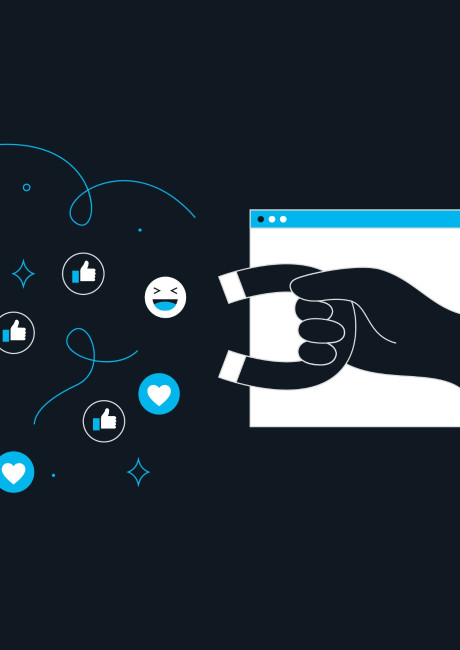 Profile illustration hand browser by Root Studio