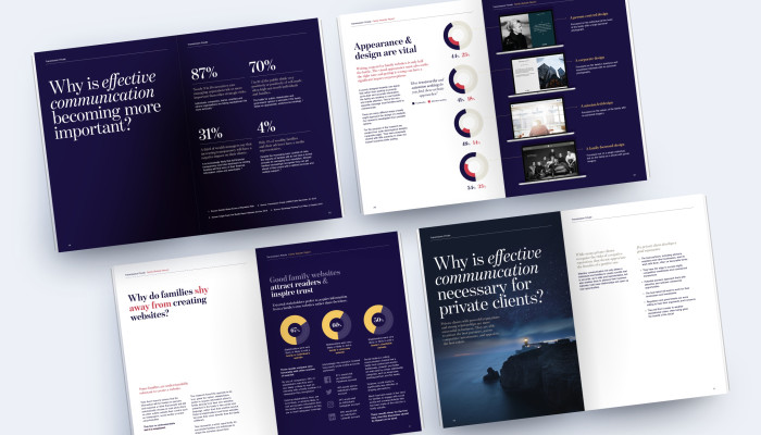 Report brochure design by Root Studio