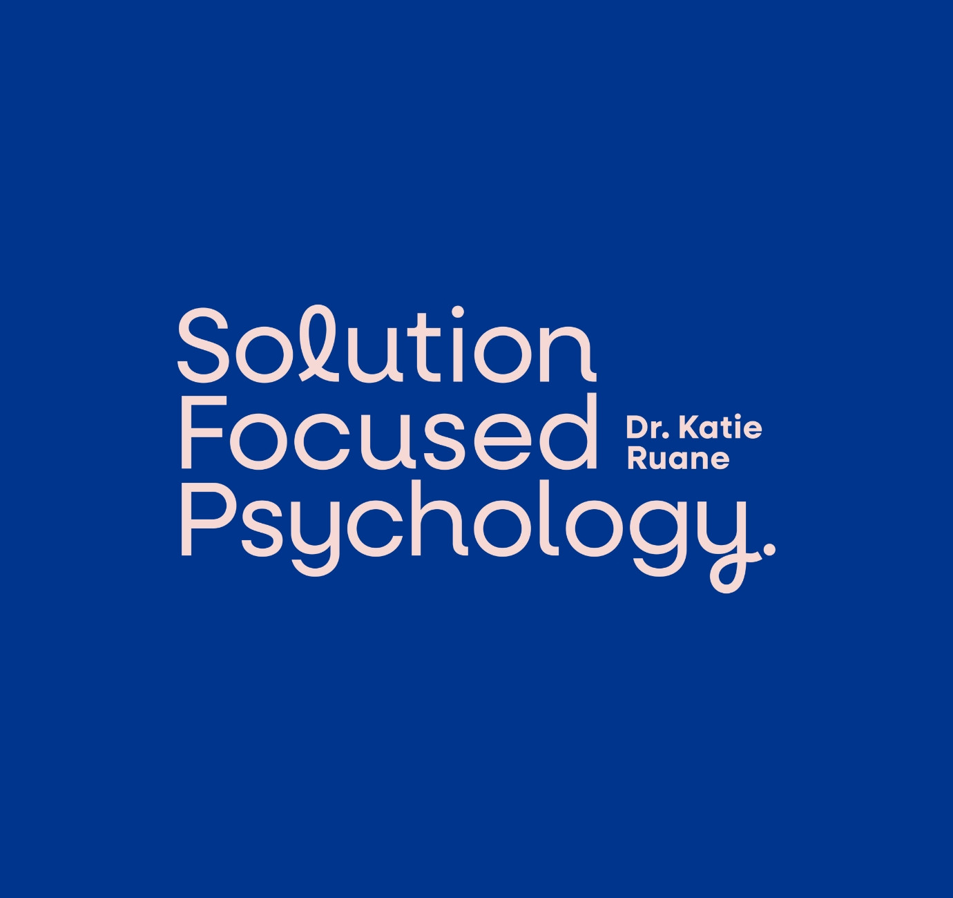 Solution Focused Psychology logo branding design by Root Studio Lincoln