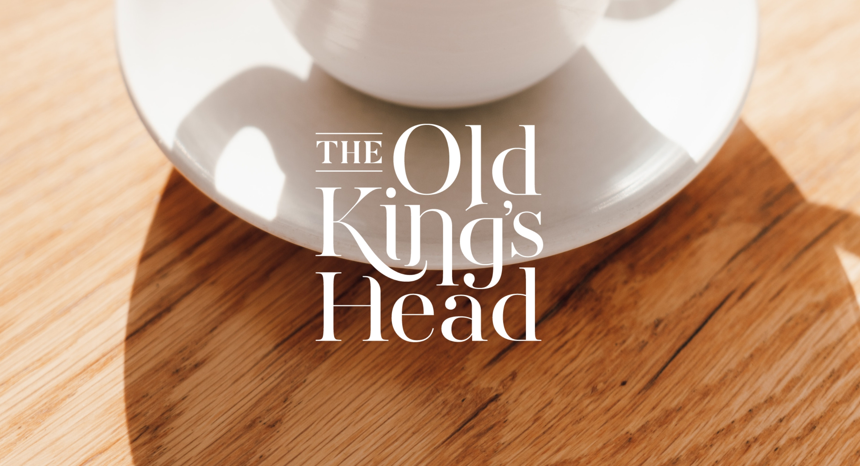 The Old Kings Head Kirton cafe logo design by Root Studio