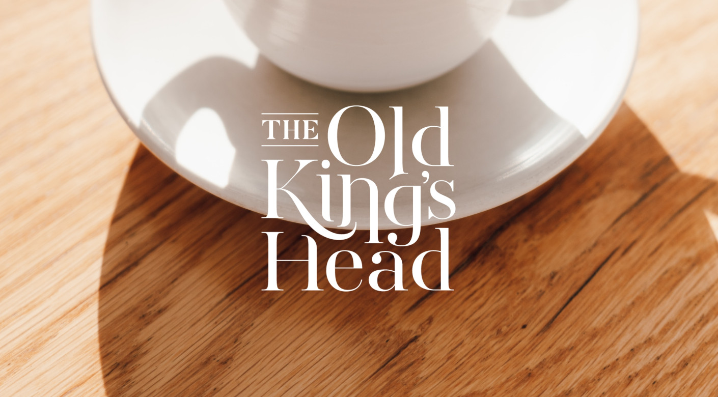 The Old Kings Head Kirton cafe logo design by Root Studio