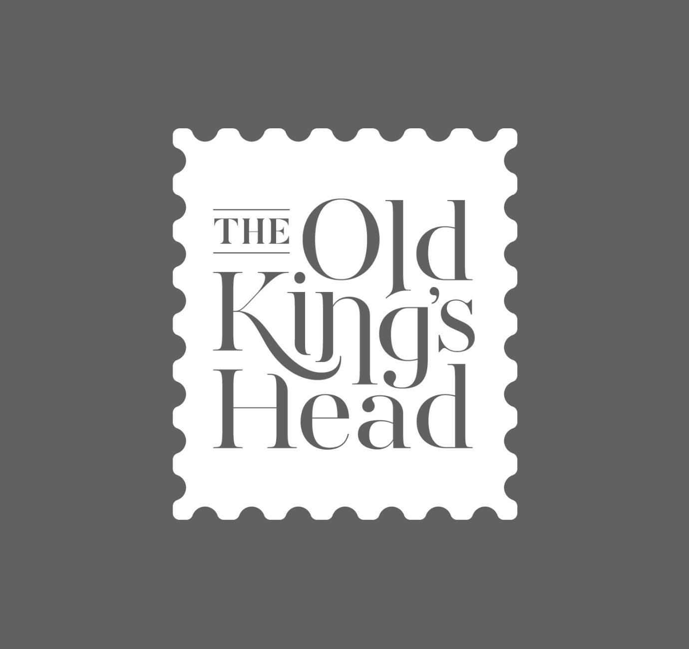 The Old Kings Head Kirton cafe logo design by Root Studio