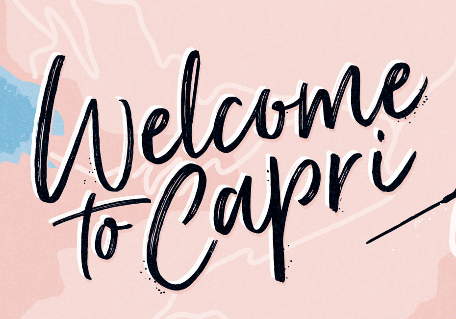 Welcome to Capri text