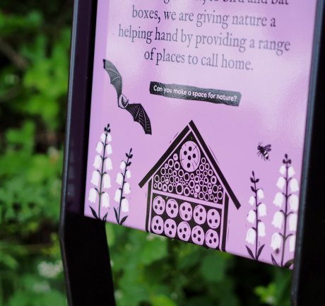 Wilder Doddington bug hotel interpretation signage design