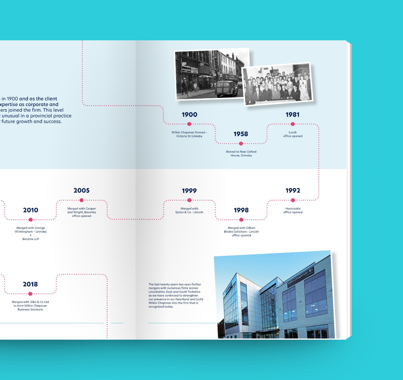 Wilkin Chapman solicitors brochure design by Root Studio